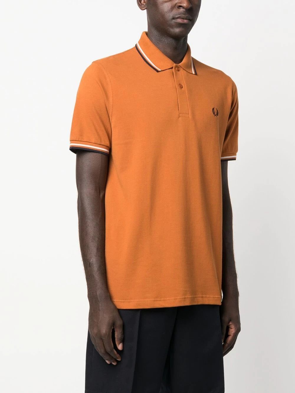 Fred Perry embroidered-logo short-sleeved polo shirt - Image 4