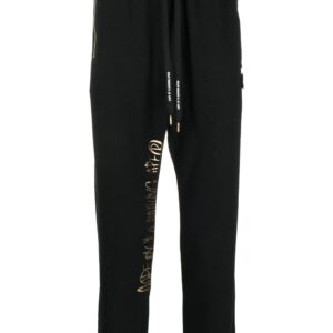 AAPE BY *A BATHING APE® metallic-logo track pants