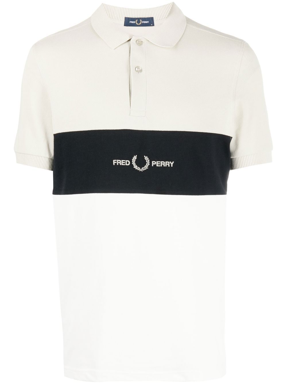 Fred Perry logo-print short-sleeved polo shirt