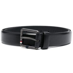 Louis Vuitton logo-plaque leather belt