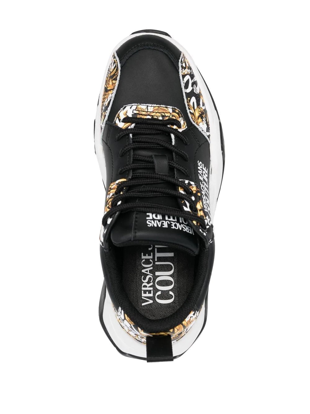 Versace Logo Brush Couture-print sneakers - Image 4