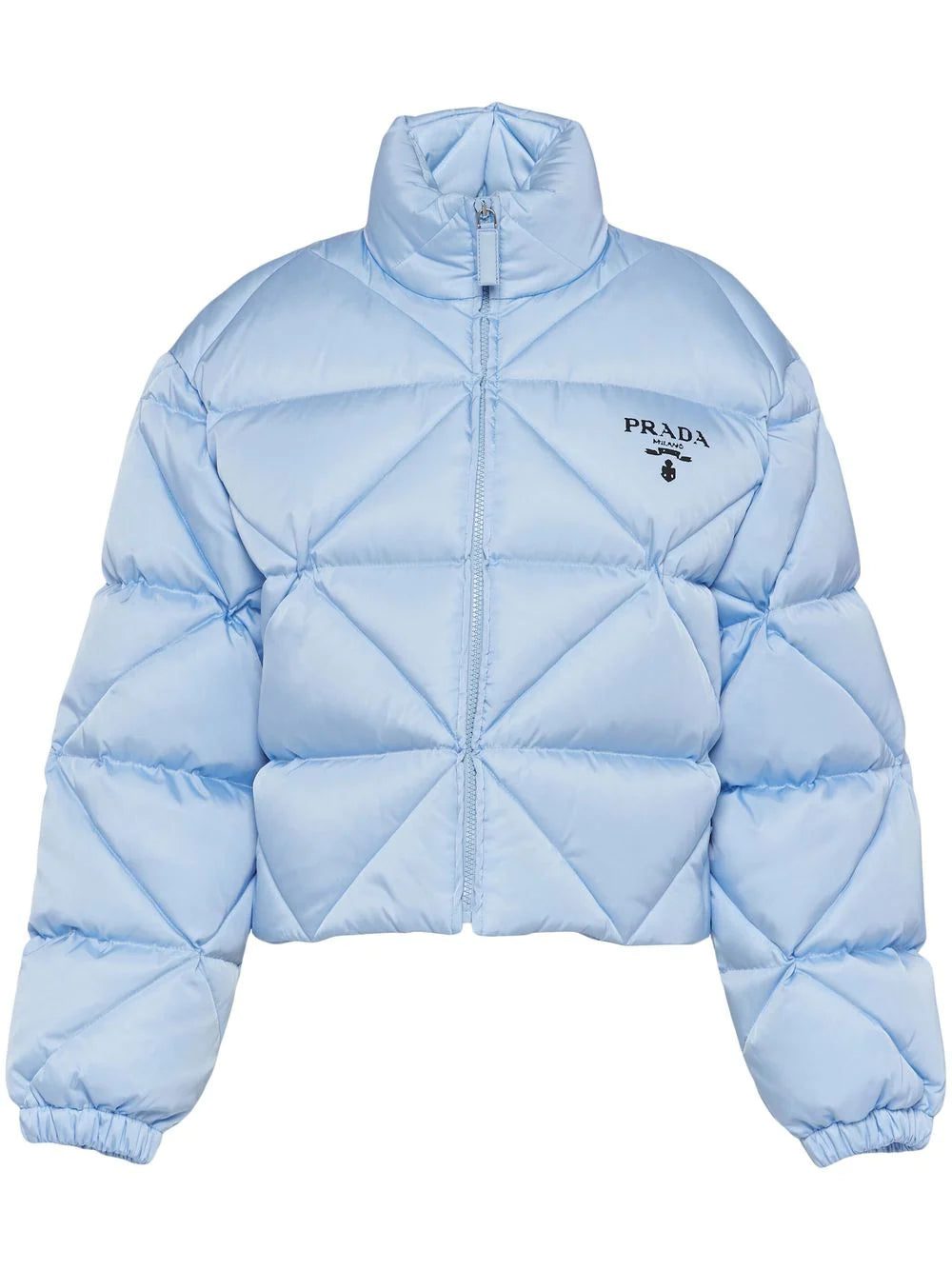 Prada quilted cropped down jacket