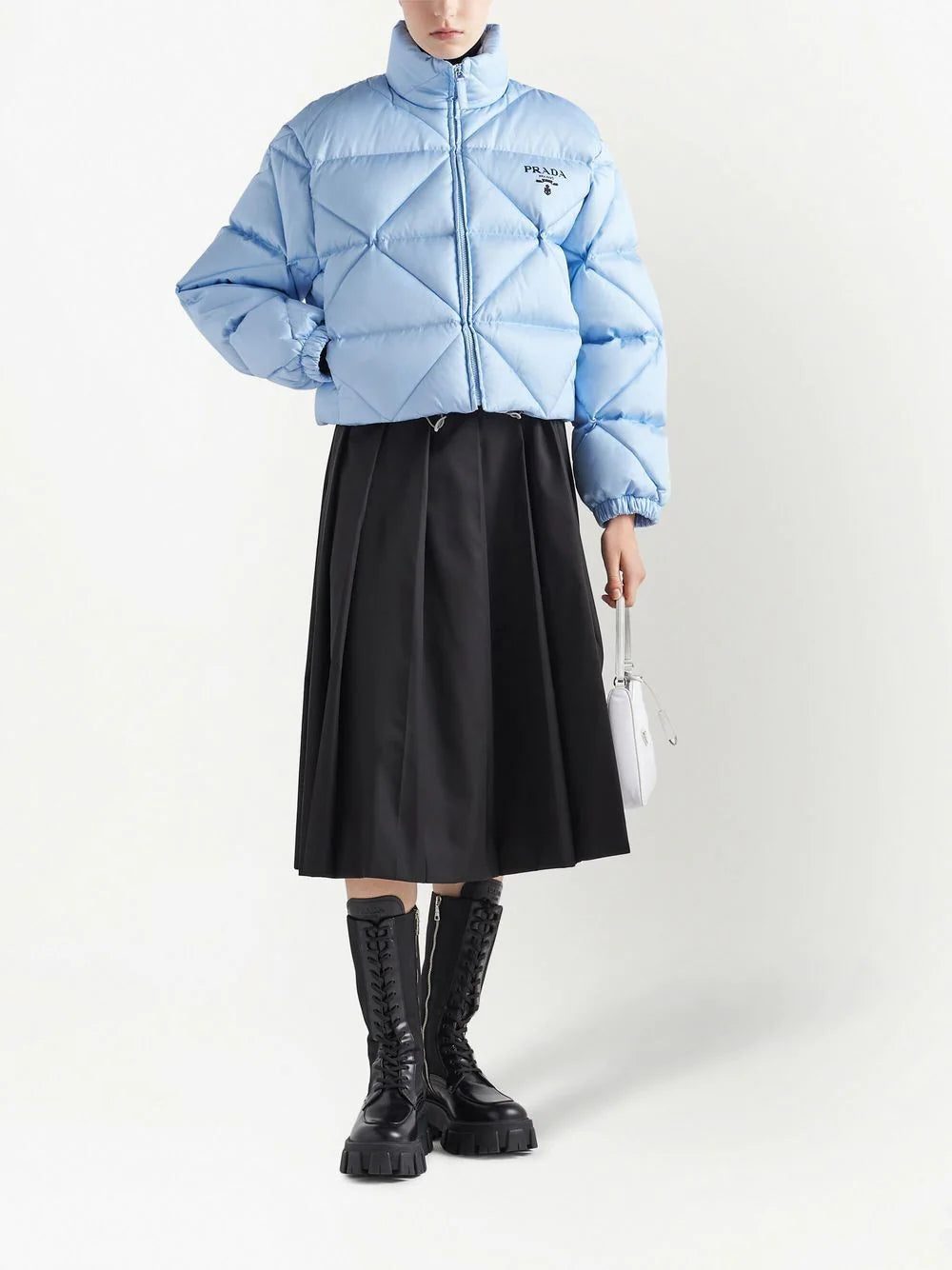 Prada quilted cropped down jacket - Image 2