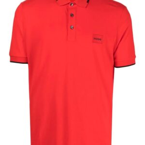 Hugo logo-embroidered cotton polo