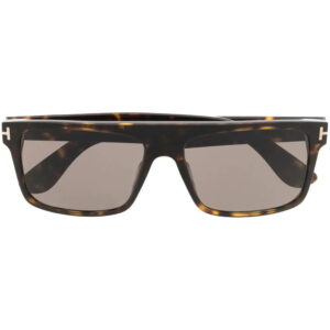Tom Ford square-frame tortoiseshell sunglasses