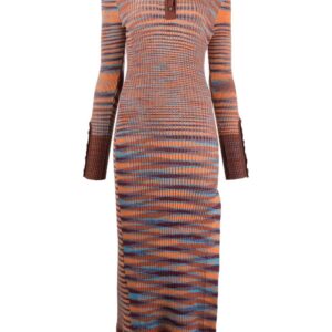 Jacquemus  Zucca striped knit dress