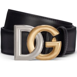 Louis Vuitton DG-logo leather belt