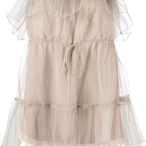 Gucci  bandeau ruffled top