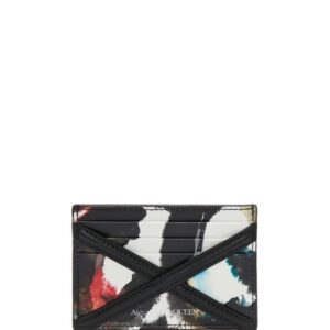 Alexander McQueen graphic-print logo wallet