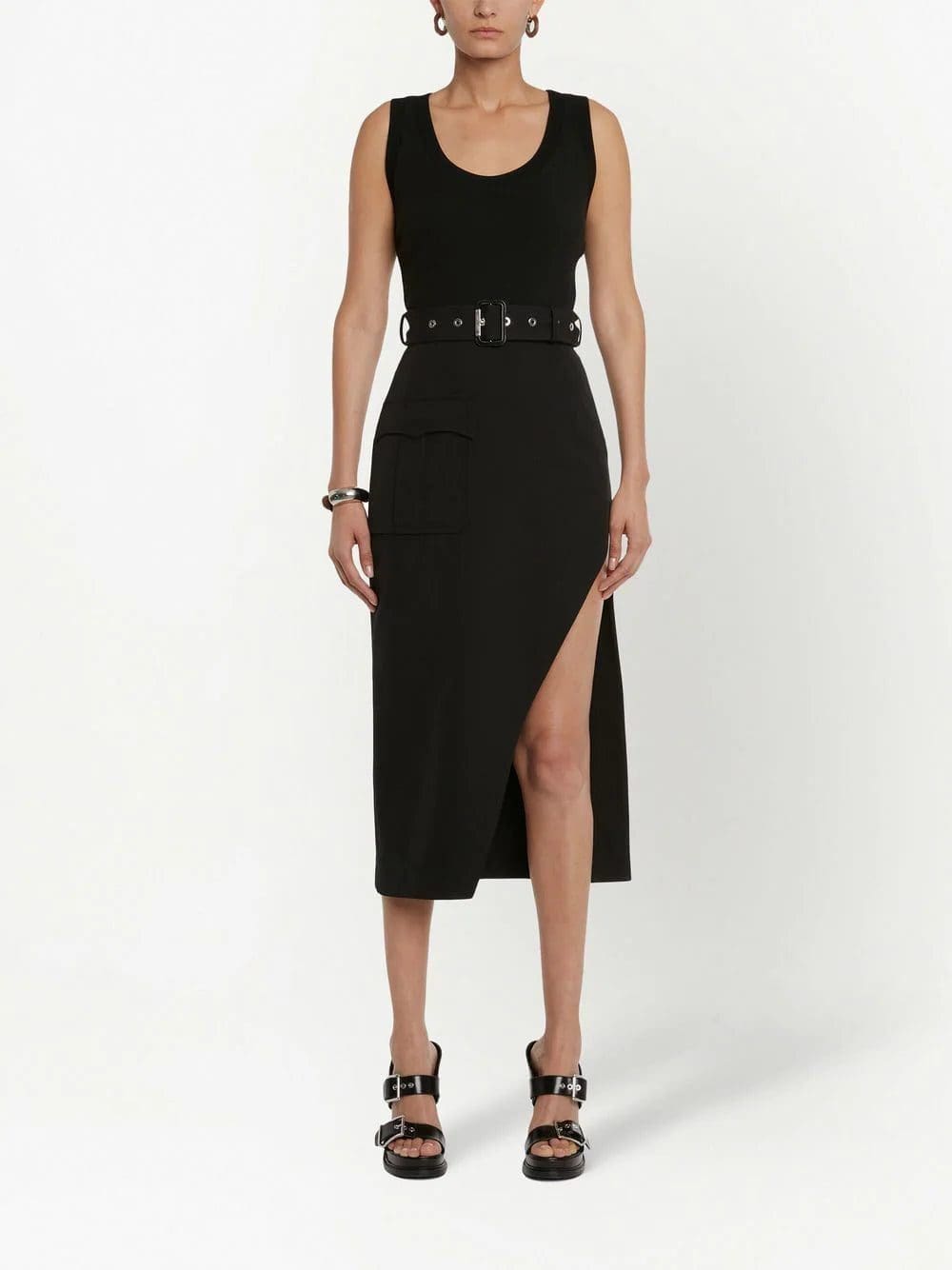 Alexander McQueen trompe l'oeil midi dress - Image 2