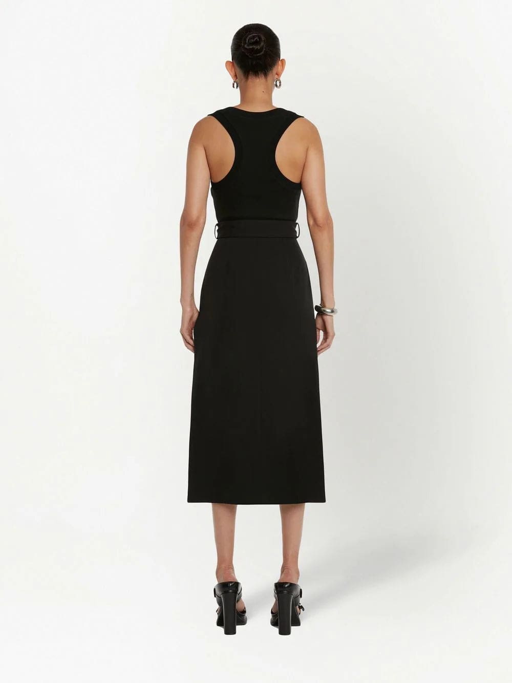 Alexander McQueen trompe l'oeil midi dress - Image 4