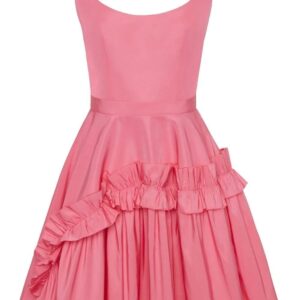 Alexander McQueen ruffle-trim minidress