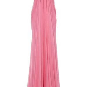 Alexander McQueen  draped silk-chiffon dress