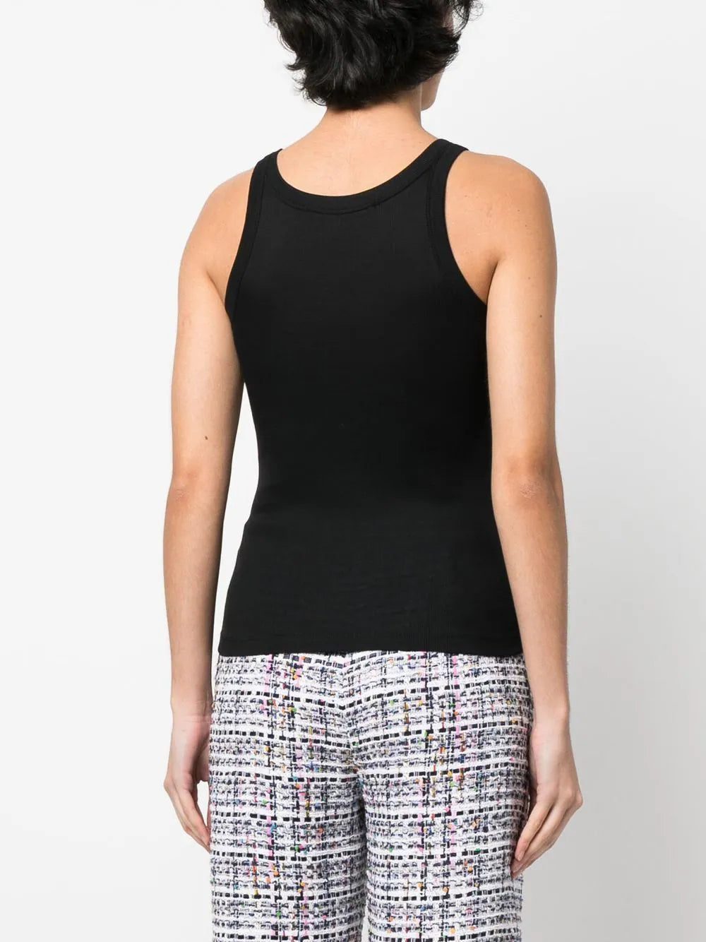 Karl Lagerfeld ribbed cotton tank top - Image 4