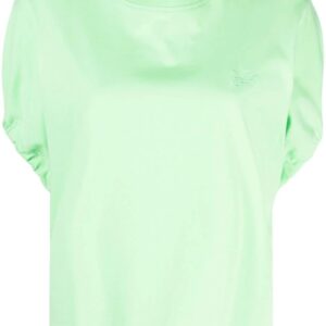 Karl Lagerfeld  drawstring-sleeve organic-cotton T-shirt