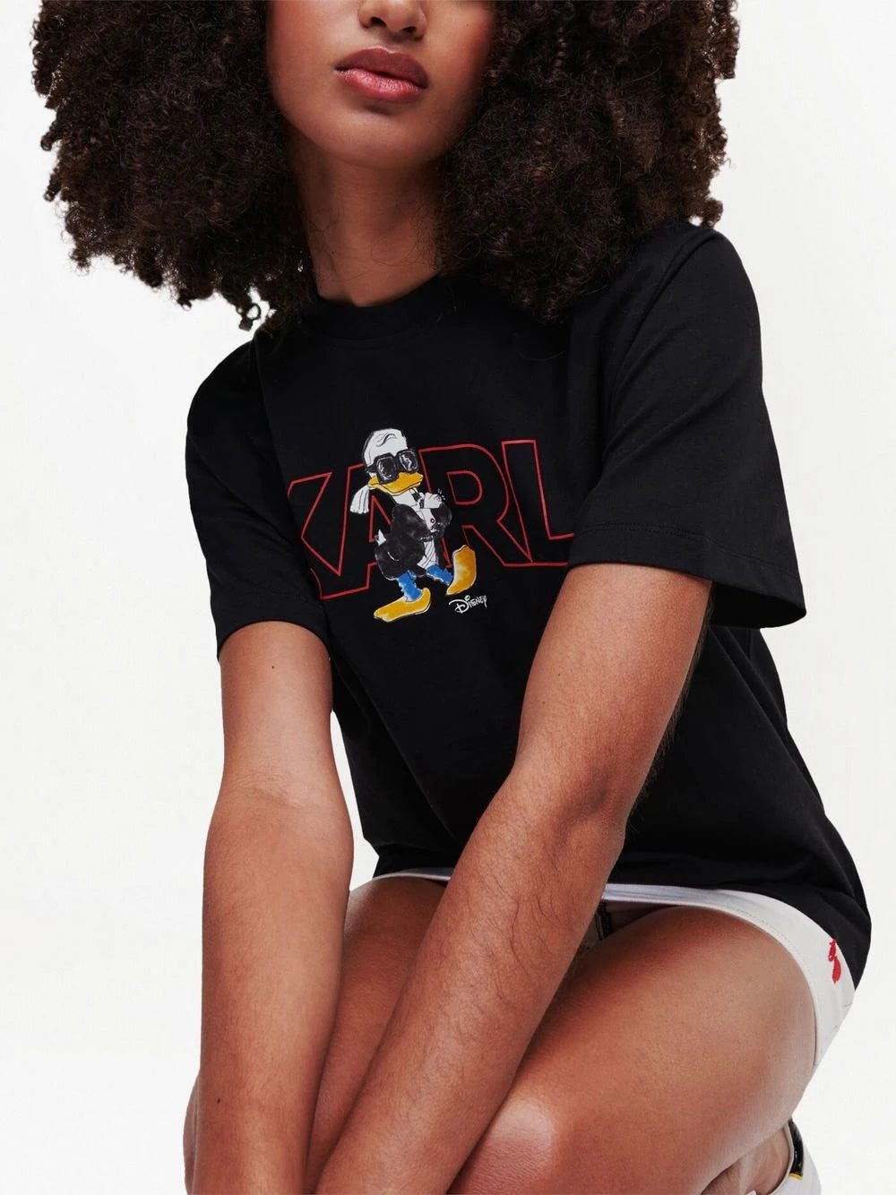 Karl Lagerfeld x Disney logo T-shirt - Image 4