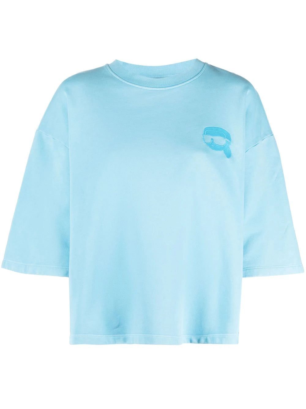 Karl Lagerfeld Ikonik 2.0 tonal relaxed T-shirt