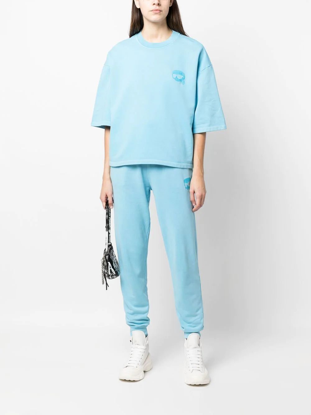 Karl Lagerfeld Ikonik 2.0 tonal relaxed T-shirt - Image 2