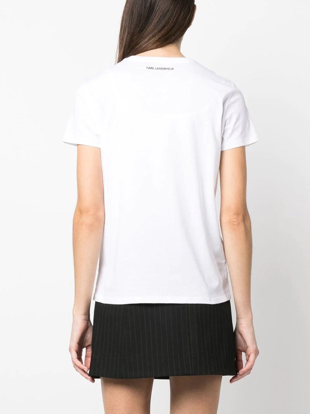 Karl Lagerfeld Ikonik 2.0 Karl rhinestone T-shirt - Image 4