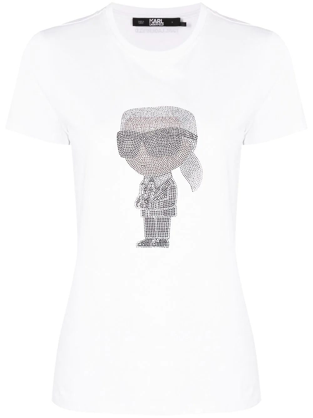 Karl Lagerfeld Ikonik 2.0 Karl rhinestone T-shirt