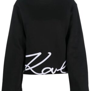 Karl Lagerfeld appliqué Karl signature sweatshirt