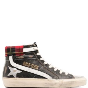 Golden Goose distressed-finish high-top sneakers