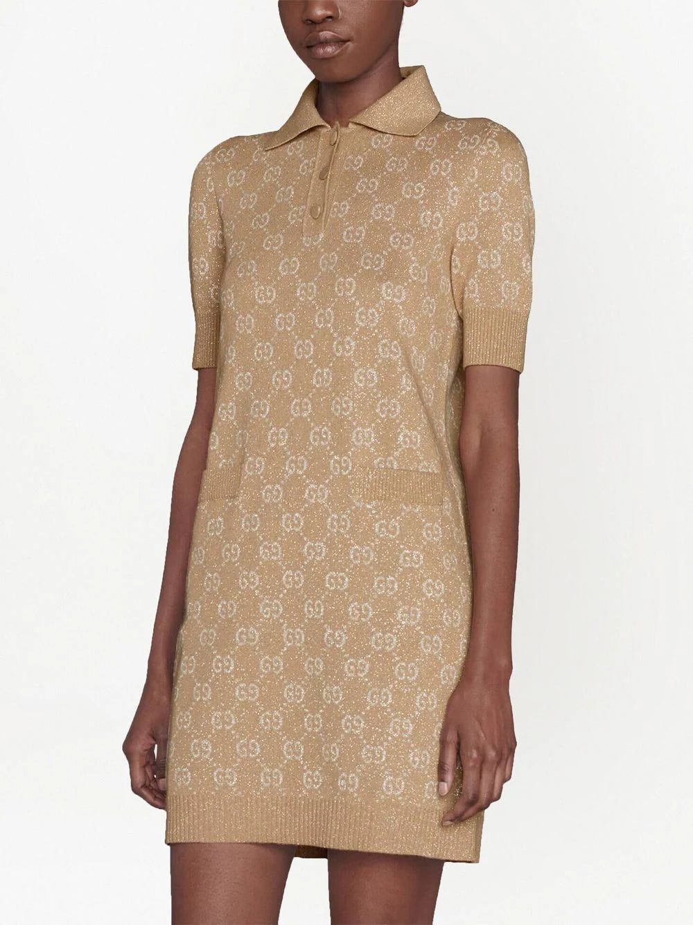 Gucci GG-jacquard polo dress - Image 3