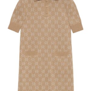 Gucci  GG-jacquard polo dress