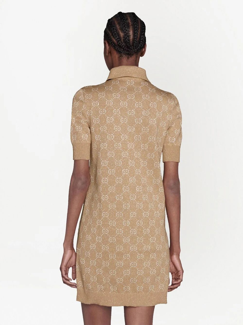 Gucci GG-jacquard polo dress - Image 4