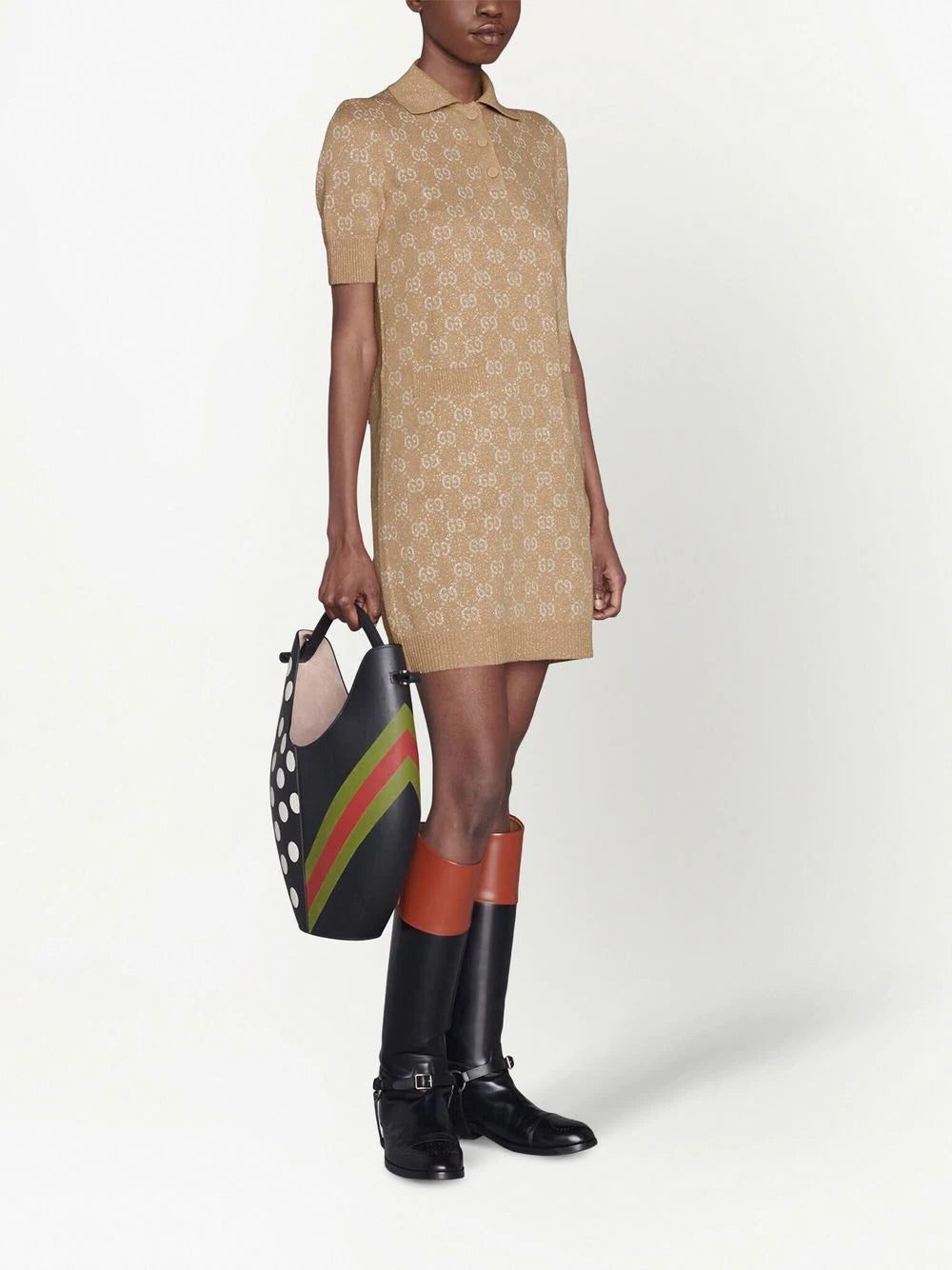 Gucci GG-jacquard polo dress - Image 2