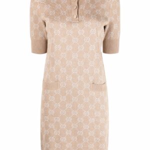 Gucci GG-jacquard polo dress