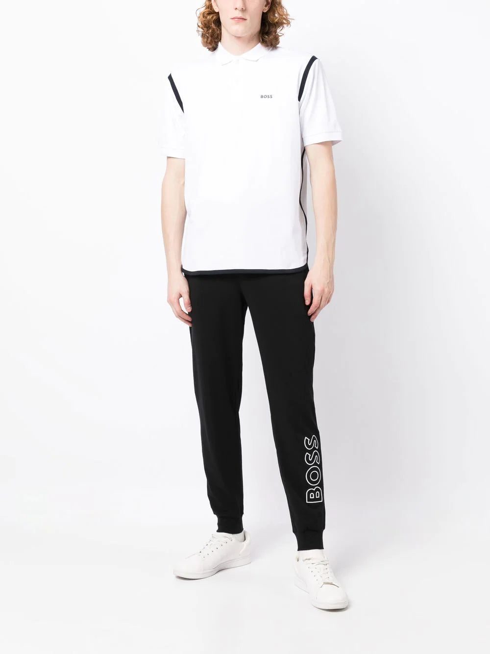 BOSS logo-print short-sleeved polo shirt - Image 2