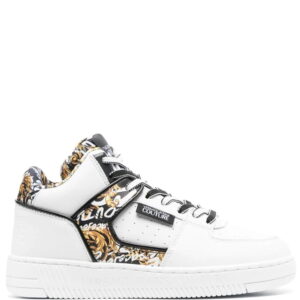 Versace baroque-print hi-top sneakers