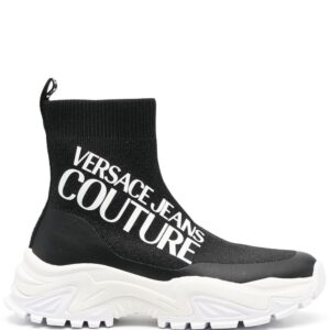 Versace Jeans Couture logo-print sock-style sneakers