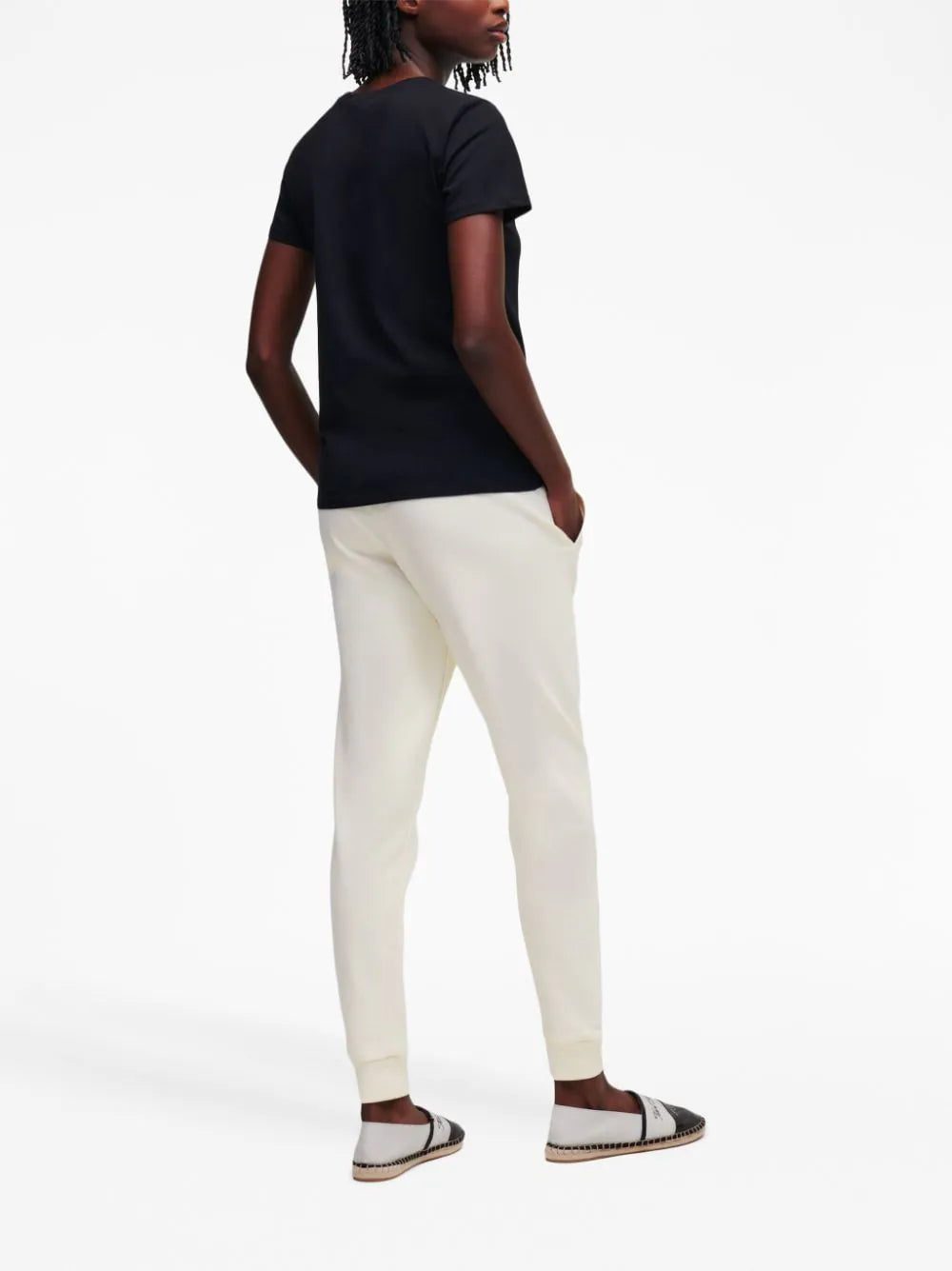 Karl Lagerfeld Hotel Karl embroidered-logo T-shirt - Image 3