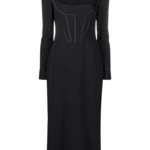 Versace corset-top midi dress