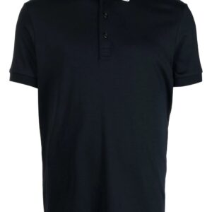 Boss contrast-collar polo shirt