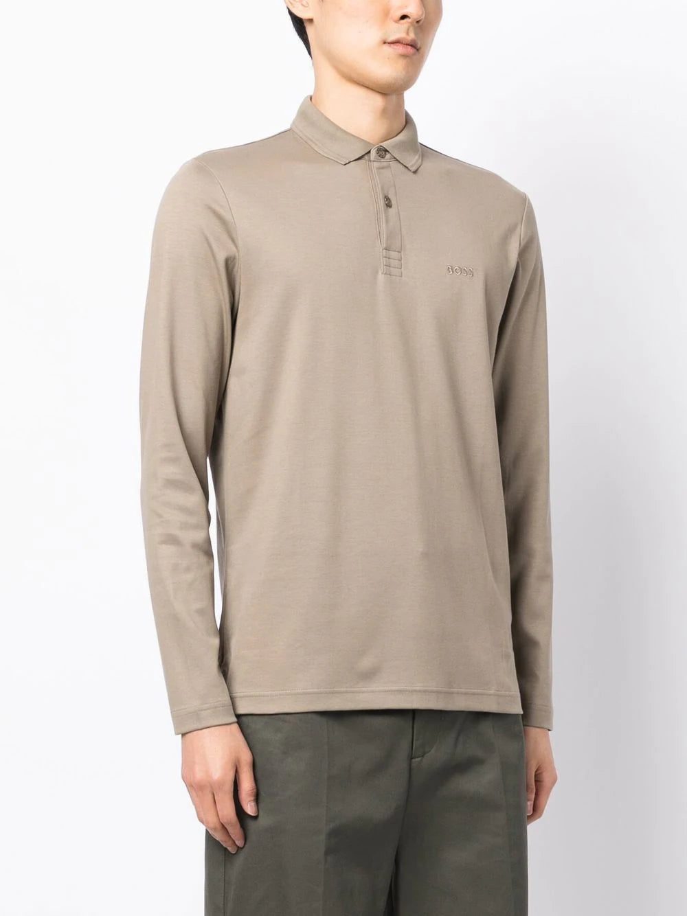 BOSS embroidered-logo polo shirt - Image 2