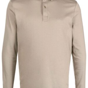 BOSS  embroidered-logo polo shirt