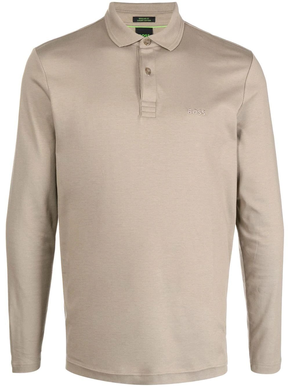 BOSS embroidered-logo polo shirt