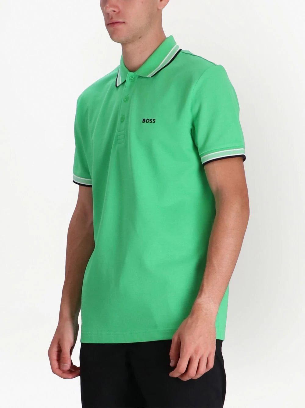 BOSS Paddy logo-embroidered polo shirt - Image 3