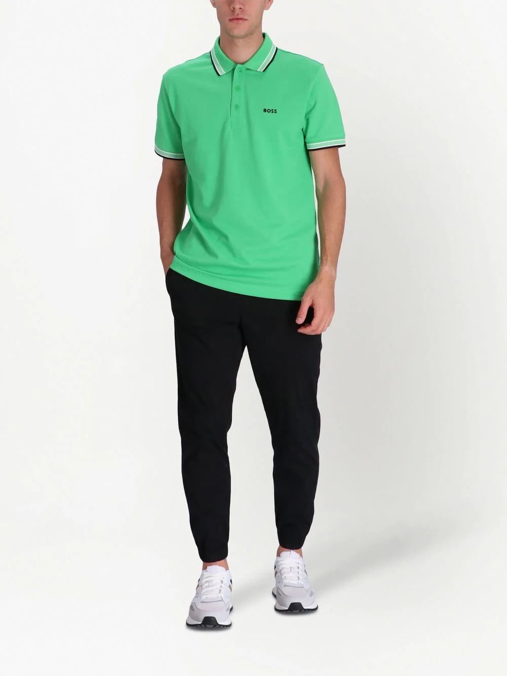 BOSS Paddy logo-embroidered polo shirt - Image 2