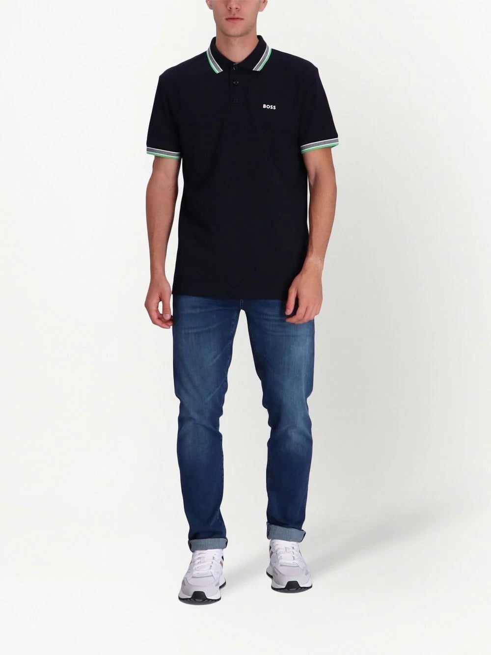 BOSS Paddy logo-print polo shirt - Image 2