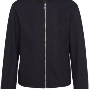 Prada triangle-logo blouson jacket