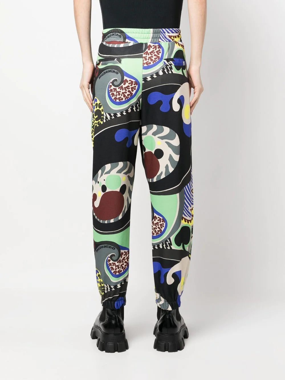 Moschino graphic-print track pants - Image 4