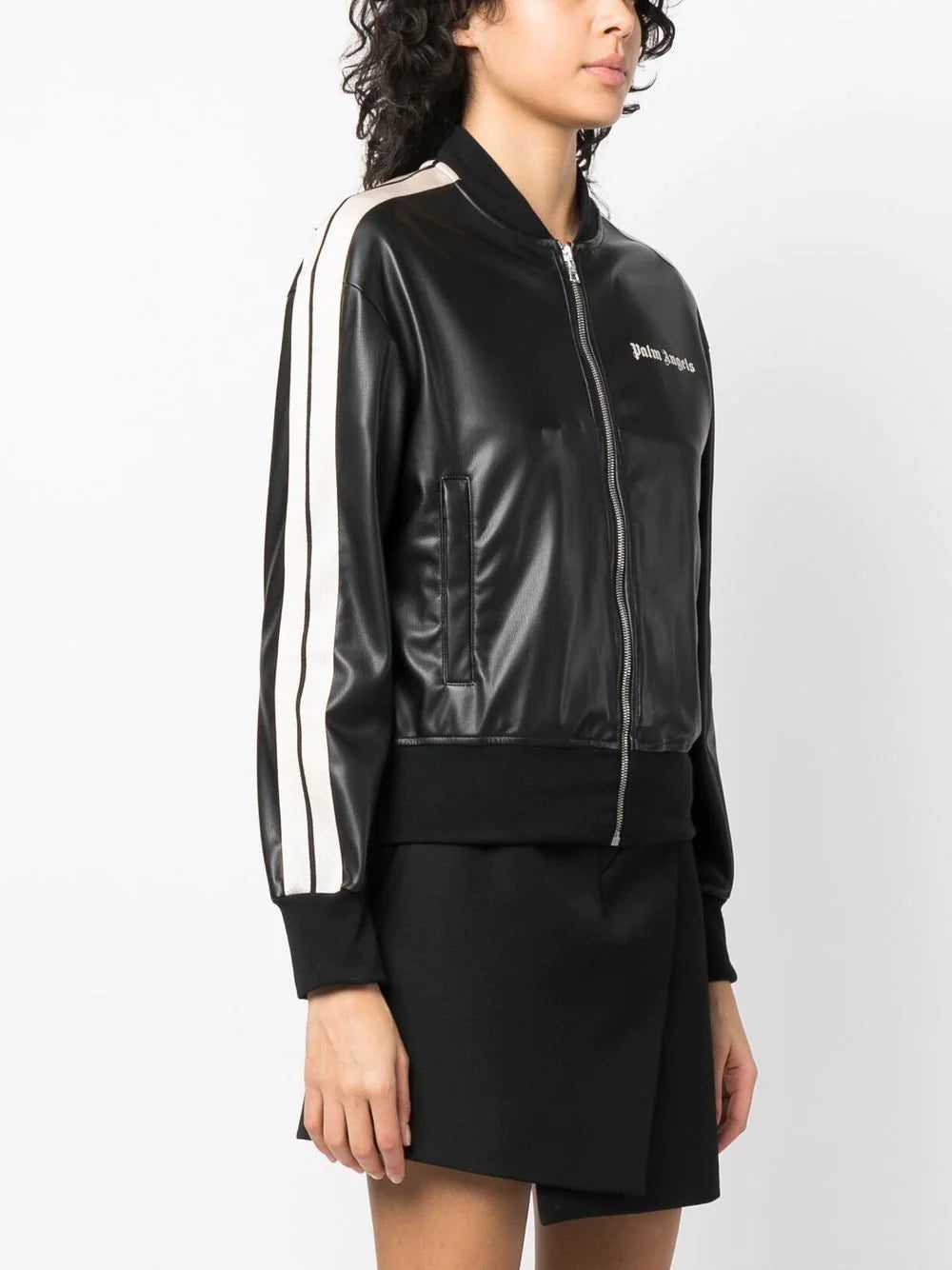Palm Angels faux-leather bomber jacket - Image 3