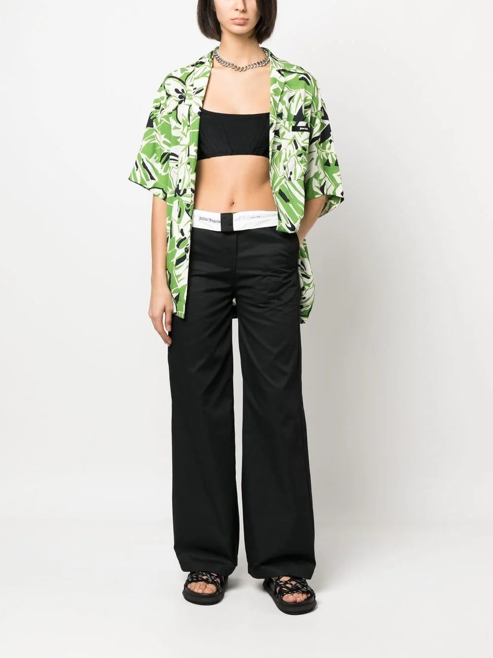 Palm Angels reversed waistband trousers - Image 2