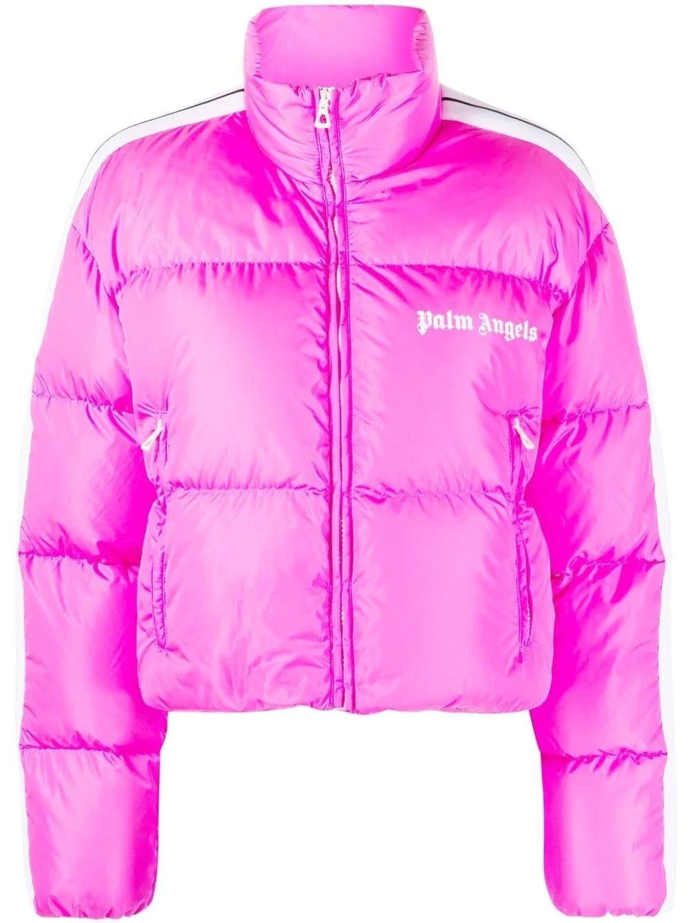Palm Angels cropped puffer jacket