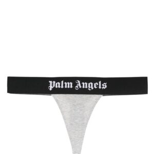 Palm Angels  logo-trim stretch-cotton thong