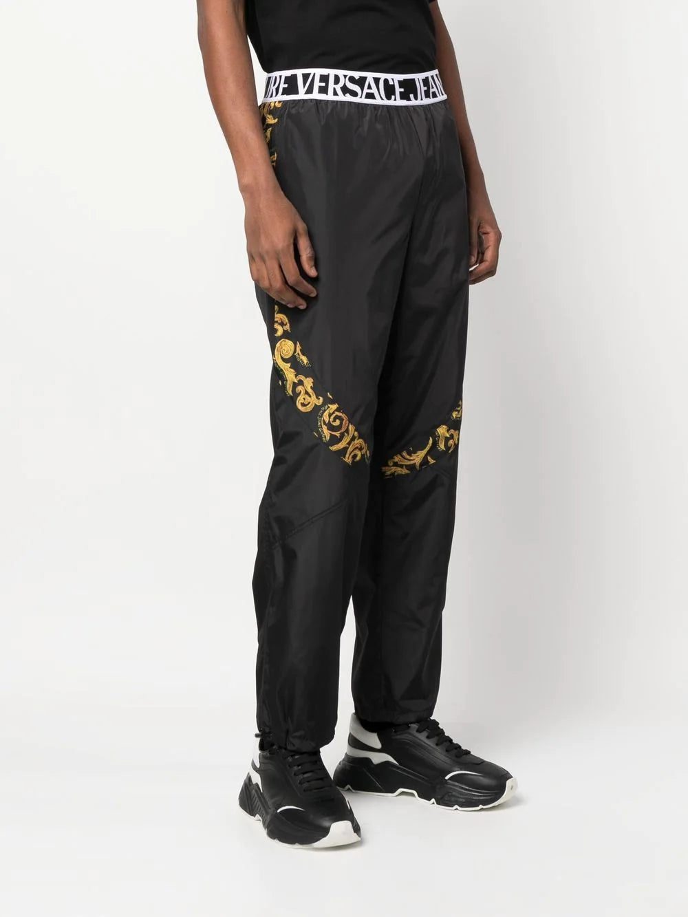 Versace Jeans Couture Baroque-print track pants - Image 3